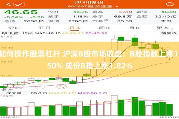 如何操作股票杠杆 沪深B股市场收盘：B股指数上涨1.50% 成份B指上涨1.82%