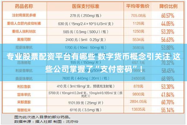 专业股票配资平台有哪些 数字货币概念引关注 这些公司掌握了“支付密码”！