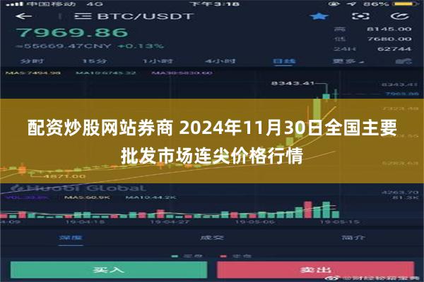 配资炒股网站券商 2024年11月30日全国主要批发市场连尖价格行情