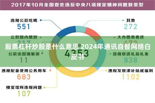 股票杠杆炒股是什么意思 2024年通讯自智网络白皮书